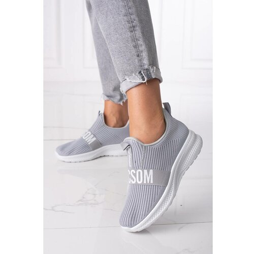 SHELOVET grey women's sneakers Cene