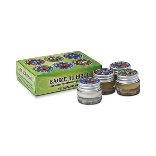 LES BAUMES DU HIBOU Potovalni set balzamov Slike