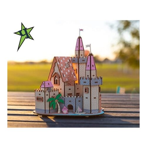  Čarolijashop 3d drvene puzzle - BAJKOVITI ZAMAK ( 823) Cene
