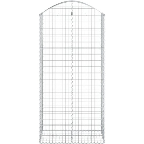  Gabionska ko&amp;scaron;ara s lukom 100x50x200/220 cm pocinčano željezo Slike