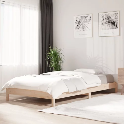 vidaXL Složivi krevet 100 x 200 cm od masivne borovine