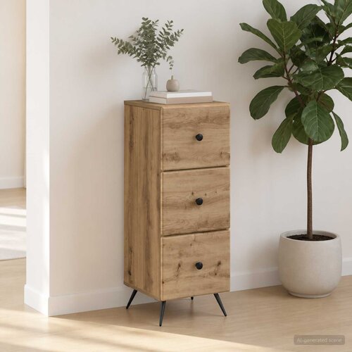  Ormar s ladicama 33 x 34,5 x 90 cm Konstruirano drvo Cijene