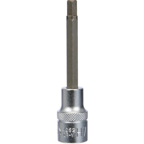 NIKCORP Nasadni ključ 7 mm BGS 4262, &amp;scaron;estrobi nastavek, dolžina 100 mm, vpetje 1/2&amp;quot; (12,5 mm), trpežno krom-vanadijevo jeklo, (5000159462) Slike