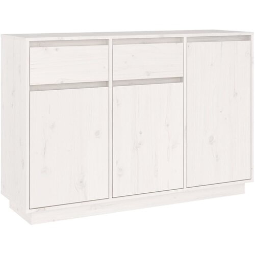 Maison Chic Komoda - Predalnik bela 110x34x75 cm trdna borovina, (21716254) Slike