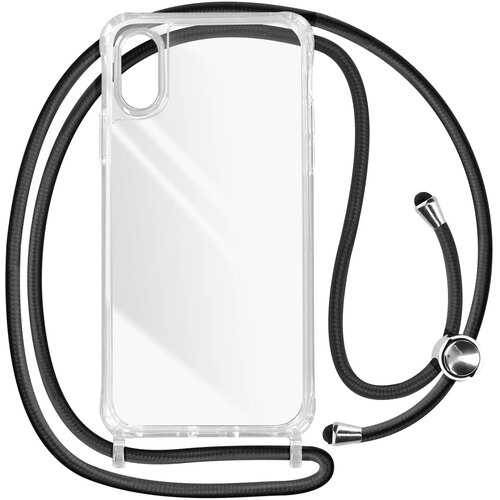 AVIZAR Ovitek s kablom za iPhone XR, trdni ojacani vogali, serija Corda - prozoren, (20886237) Cene