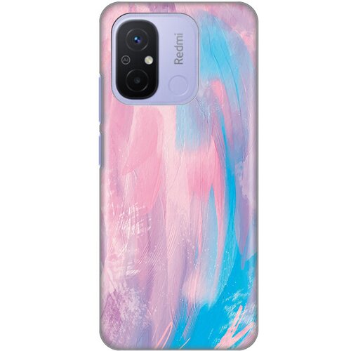 Torbica silikonska print za xiaomi redmi 12C watercolor Slike