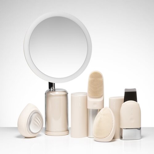 Notino Beauty Electro Collection Facial cleansing brush and heating eye massager krtačka za či&amp;scaron;čenje obraza &amp;amp; ogrevalni masažni pripomoček za področje Slike