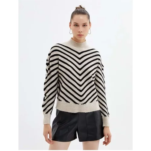 Koton High Collar Knitwear Sweater Soft Textured -