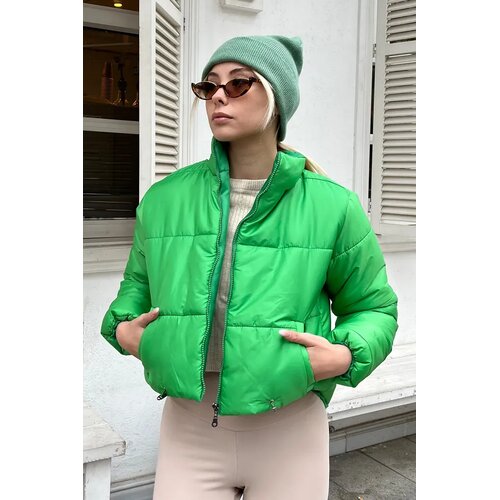 Trend Alacati Stili Ženska jakna ALC-X7684, Zelena Slike