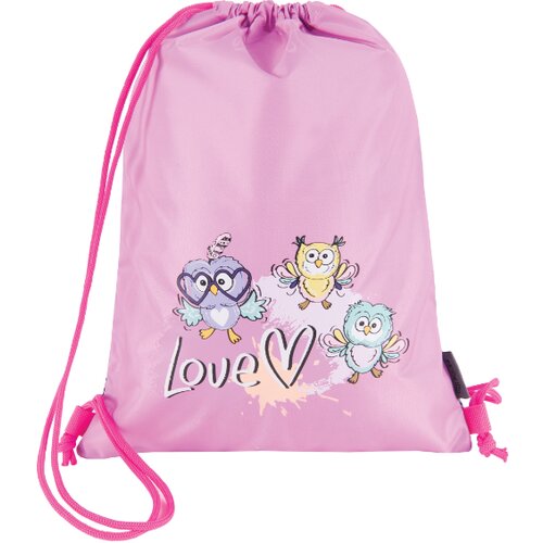 Pulse Torba za fizičko za devojčice OWL LOVE roze Slike