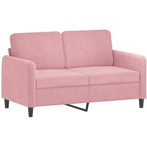  2-dijelni set sofa s jastucima ružičasti bar&amp;scaron;unasti Slike