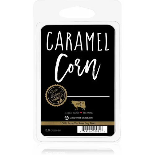 Milkhouse Candle Co. Farmhouse Caramel Corn vosek za aroma lučko 155 g