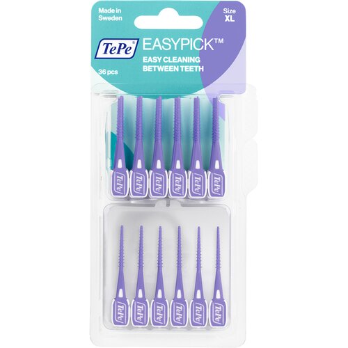 TEPE SWEDEN EasyPick Silikonske zubne čačkalice vel. XL ljubičaste - blister 36 kom Cijene