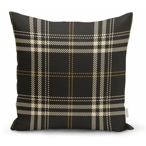 Minimalist Cushion Covers crno-bež ukrasna navlaka za jastuk Flannel, 45 x 45 cm