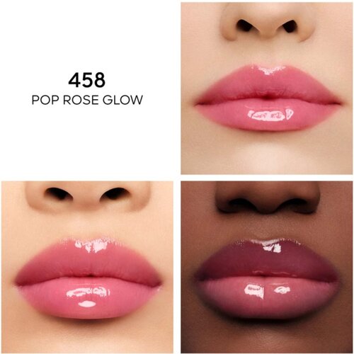Guerlain KissKiss Bee Glow Oil olje za ustnice z medom odtenek 458 Pop Rose Glow 9,5 ml Slike