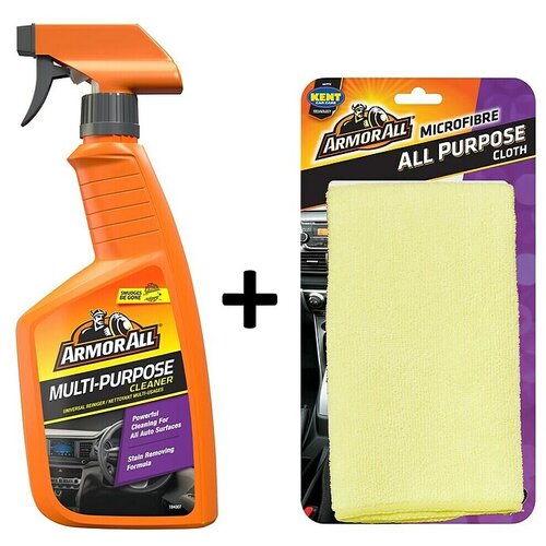 ARMOR ALL Čistilo za notranjost avtomobila Multi-Purpose Cleaner + krpa iz mikrovlaken (500 ml) Cene