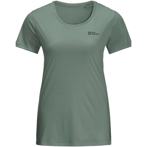 Jack Wolfskin Majice s kratkimi rokavi Tech Tee W Zelena Cene