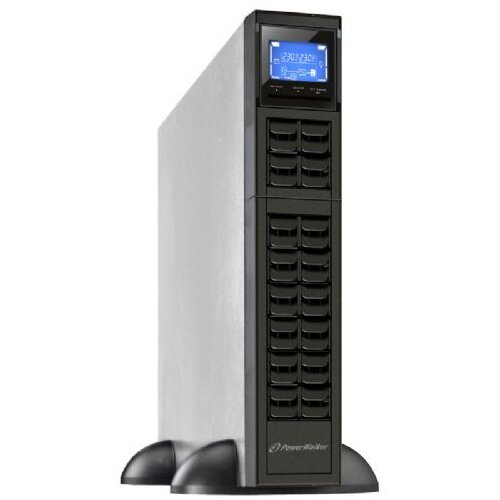 Powerwalker UPS brezprekinitveno napajanje Online VFI 3000 CRM, LCD, 3000 VA, 2400 W Slike