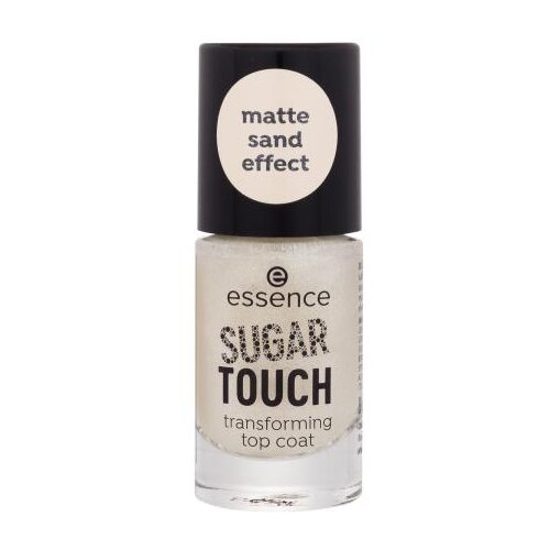 Essence Sugar Touch Transforming Top Coat nadlak s mat zlatnim šljokicama 8 ml Cijene