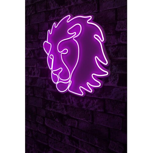 Wallity Dekorativna plastična LED rasveta Lion Pink Slike