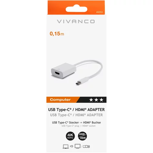 Vivanco USB-C auf HDMI Adapter