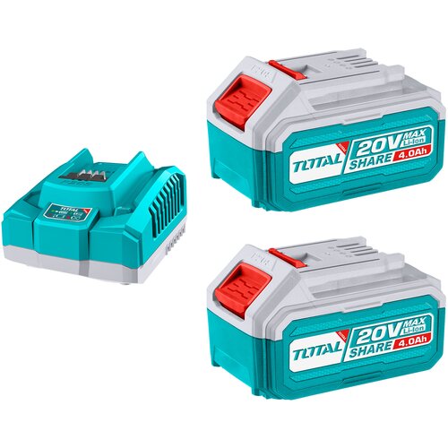 Total set 2kom. Litij-ionska baterija 4,0Ah i komplet punjača, 20V/P20S, INDUSTRIAL (TFBCPK1424E) Cijene