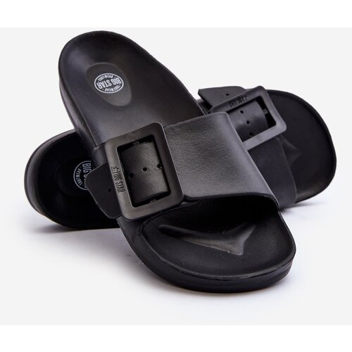 Big Star Women's Slides Big Star Black Cene