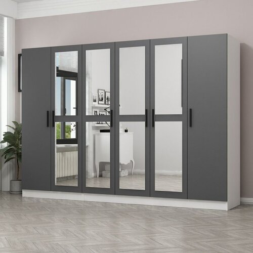 Hanah home kale - 4961 anthracite wardrobe Cene