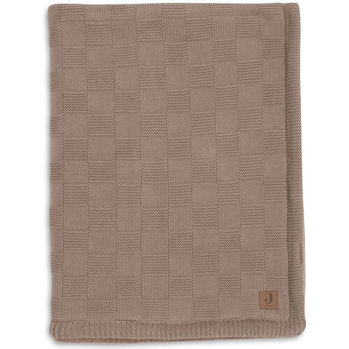 Jollein dekica dekica 75x100 cm Box knit Milky coffee/Velvet GOTS box knit warm milky coffee velvet gots Cijene