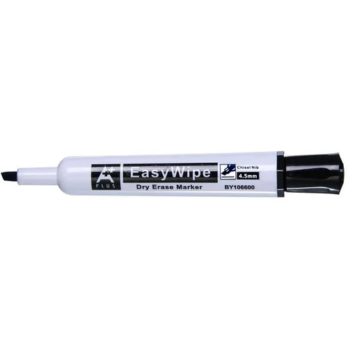 Aplus marker za belo tablo BEBY1066B EASYWIPE, črn