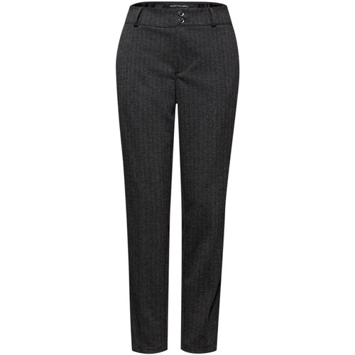 Street One Hlače Chino / Carrot VVM LTD QR Style Chino 379684 Črna Slike