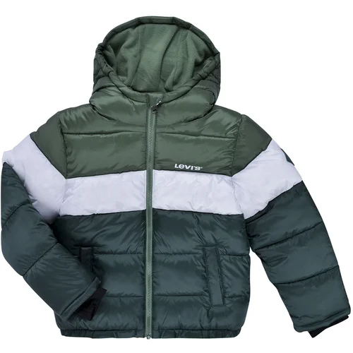 Levi's LVB BOY'S COLOR BLOCK PUFFER Zelena