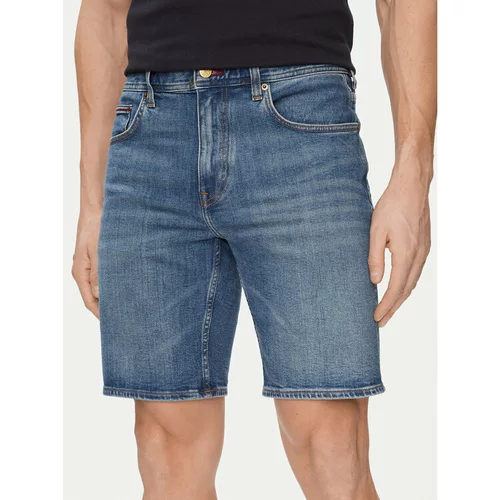 Tommy Hilfiger Jeans kratke hlače Brooklyn MW0MW35172 Modra Straight Fit