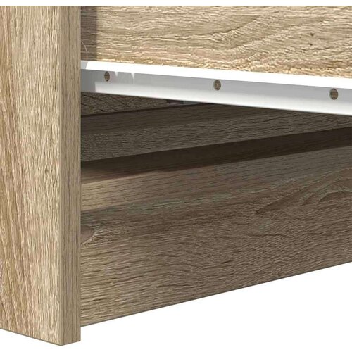  Komoda boja hrasta sonome 80x35x76 cm od konstruiranog drva Slike