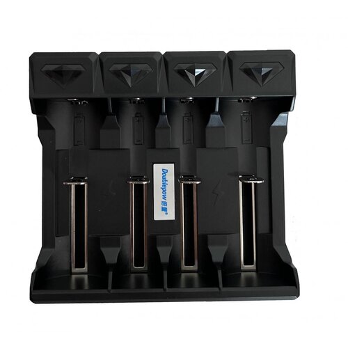 OXE Polnilec baterij 18650 / 26650 / 21700 / 16340 / 14500 / 10440, 4 vrata Slike