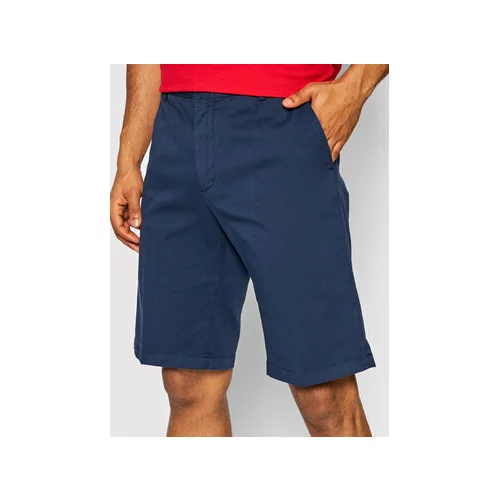 Paul & Shark Kratke hlače iz tkanine C0P4000 Mornarsko modra Regular Fit