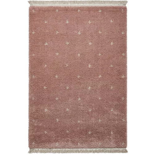 Think Rugs ružičasti tepih Boho Dots, 160 x 220 cm