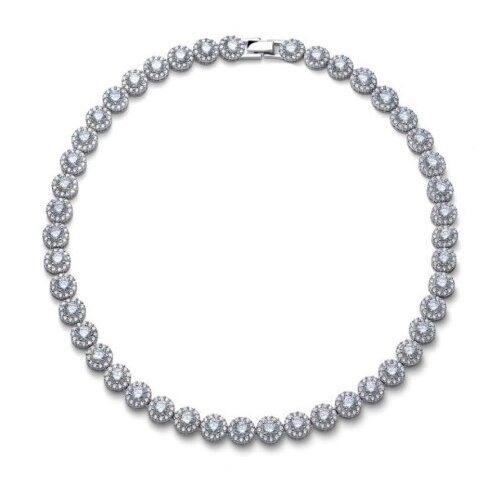 Oliver Weber best 925ag zircon ogrlica sa swarovski kristalima ( 61191 ) Slike