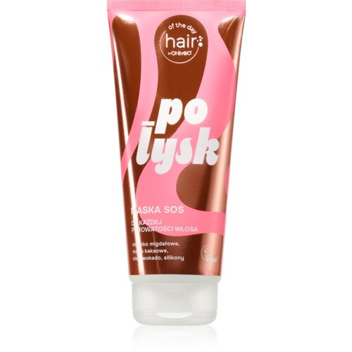 OnlyBio Hair Of The Day Gloss S.O.S. Mask maska za lase za glajenje las 200 ml Slike