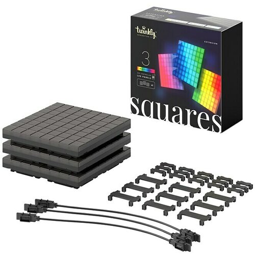 TWINKLY Squares Extension Kit Smart lighting kit Black Wi-Fi /Bluetooth Cijene