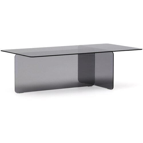 Kave Home Sivi stakleni stolić za kavu 60x120 cm Zaren &amp;ndash; Slike