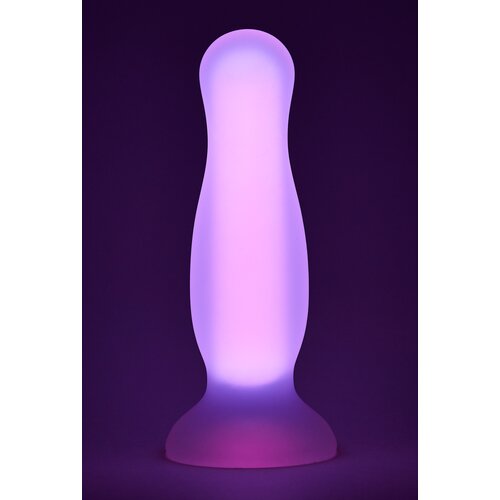DREAMTOYS Radiant Soft Silicone Glow in the Dark Plug Large Pink Slike