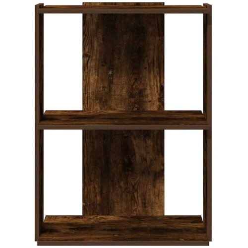  Regal za knjige s 3 razine boja hrasta 60x30x80 cm drveni Slike