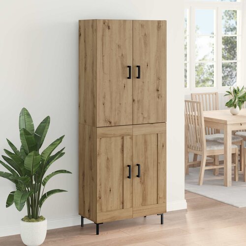  Highboard Umjetnički hrast 69,5 x 34 x 180 cm Konstruirano drvo Slike