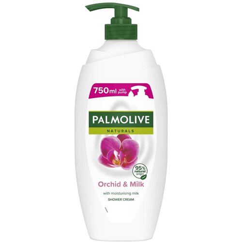 Palmolive Naturals Orchid kremasti gel za tu&scaron;iranje s ekstraktom orhideje s pumpicom 750 ml Cijene