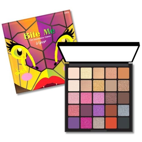 Rude Cosmetics paleta senki za oči bite me - viper Slike