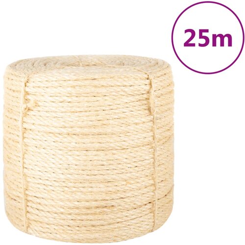 VidaXL Uže od 100 % sisala 6 mm 25 m Slike