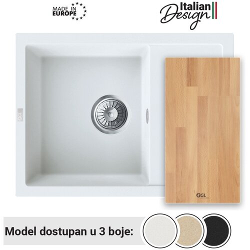 GL sudopera ankona 1KO bela 580x440/195 mm Cene