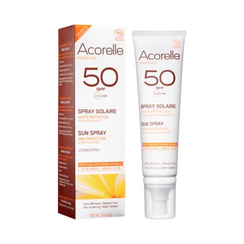 Acorelle Sprej za sončenje ZF 50 neodišavljen Cene