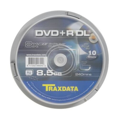 Traxdata DVD+R DL 8X CAKE 10 Slike